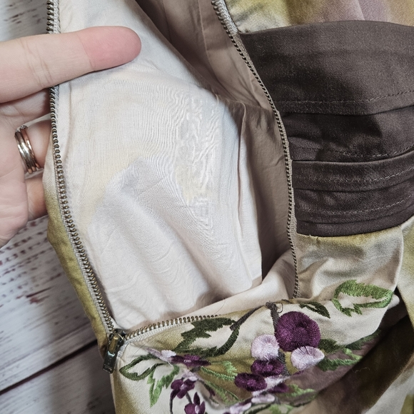 Floreat embroidered pleated dress - Picture 7 of 15